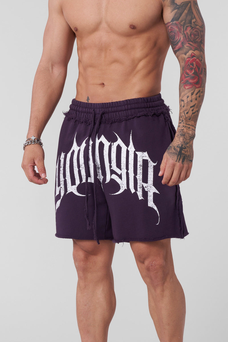 Pantalones cortos de rizo deconstruidos