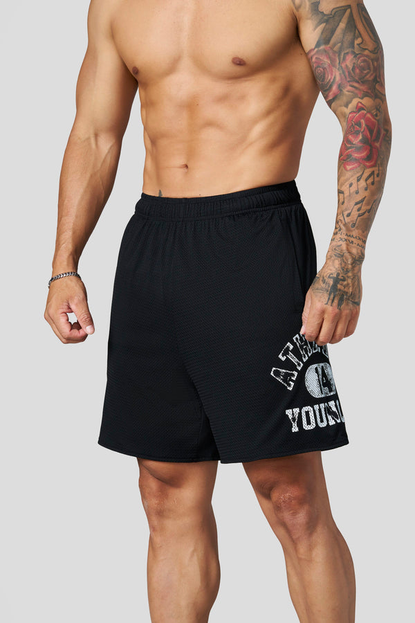 Pantalones cortos de malla de la época dorada