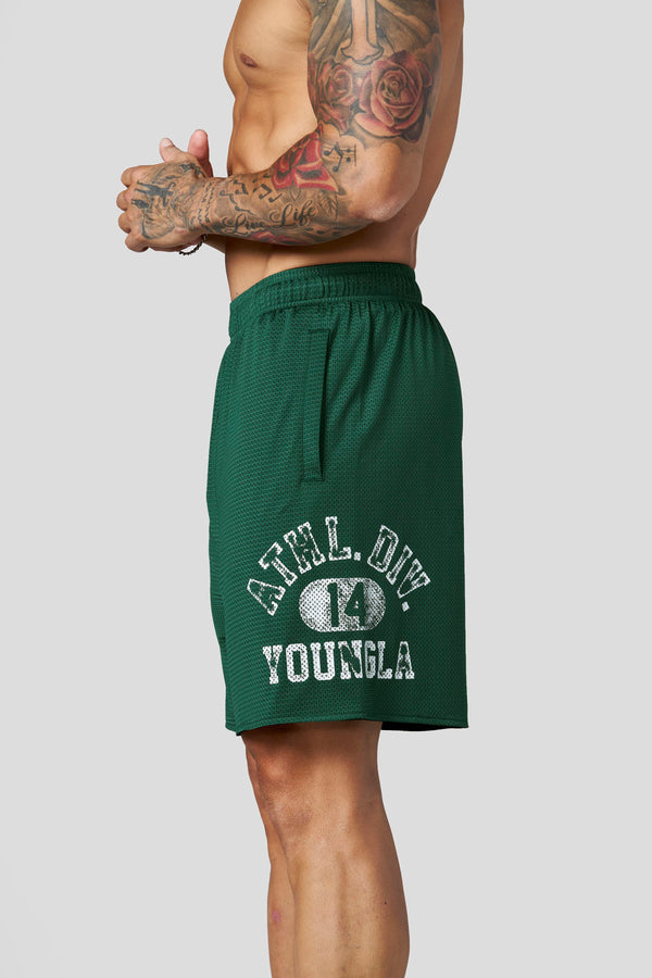 Pantalones cortos de malla de la época dorada