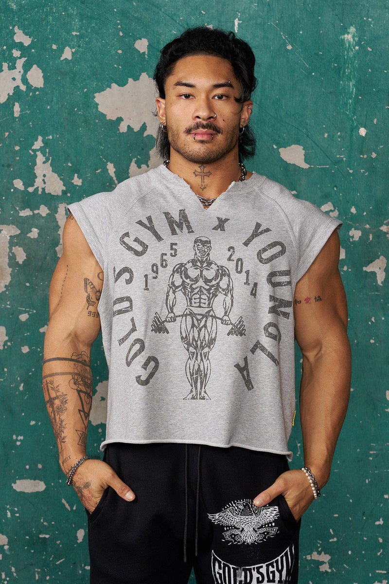 cortos vintage Golds Gym