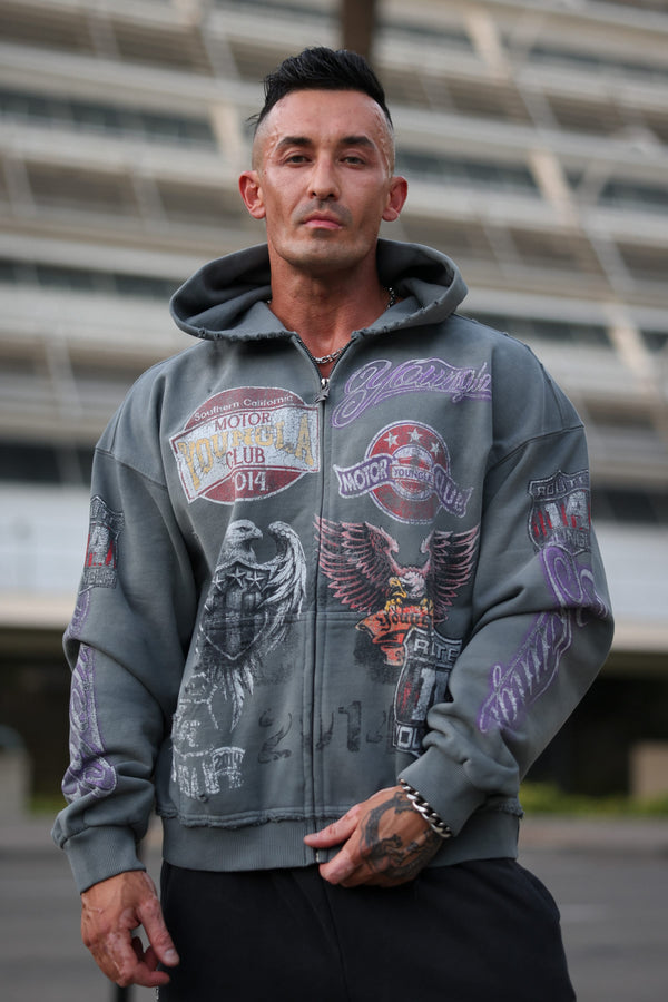 Chaquetas con cremallera para motociclistas