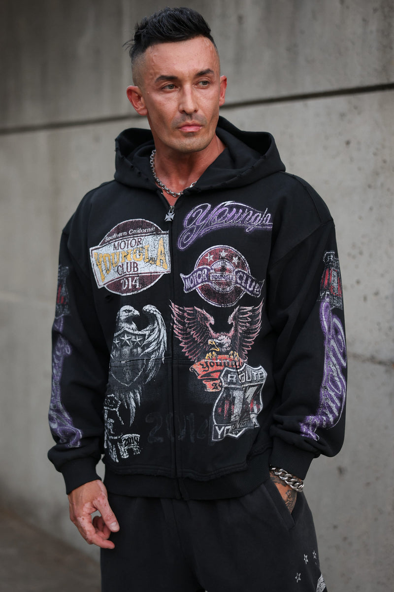 Chaquetas con cremallera para motociclistas