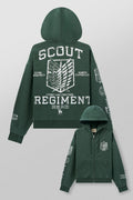 Sudadera con capucha y cremallera AOT