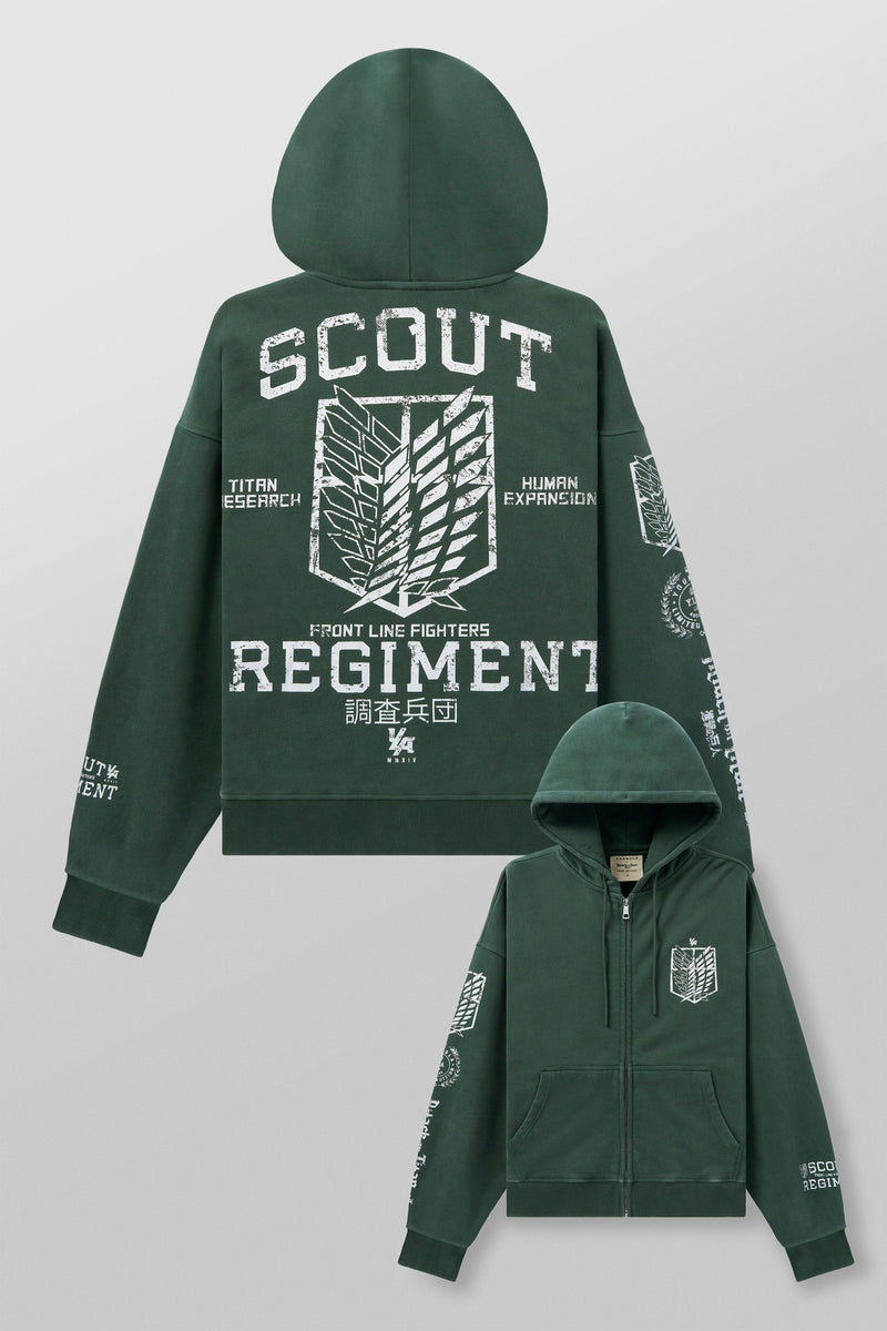 Sudadera con capucha y cremallera AOT