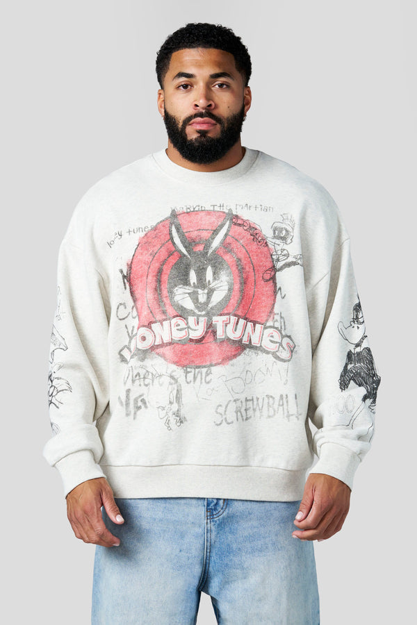 Sudaderas con cuello redondo y grafitis