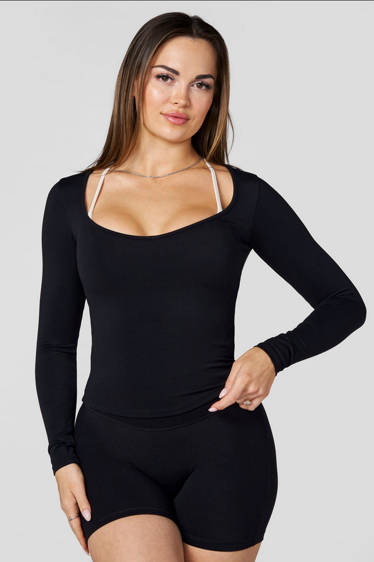 Camiseta de cuello de novia