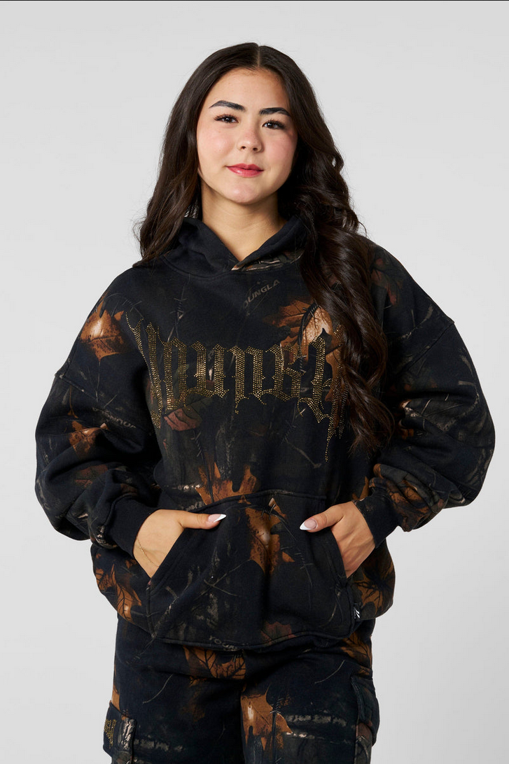Sudadera con capucha Camo Bling