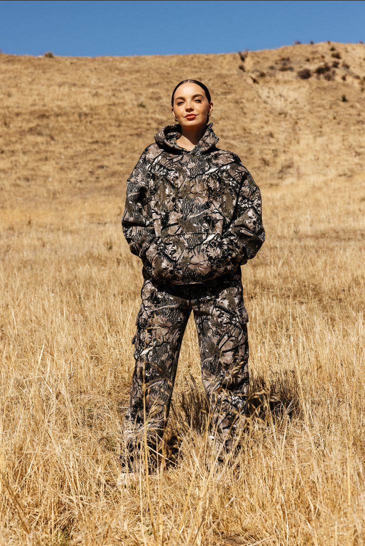 Sudadera con capucha Camo Bling