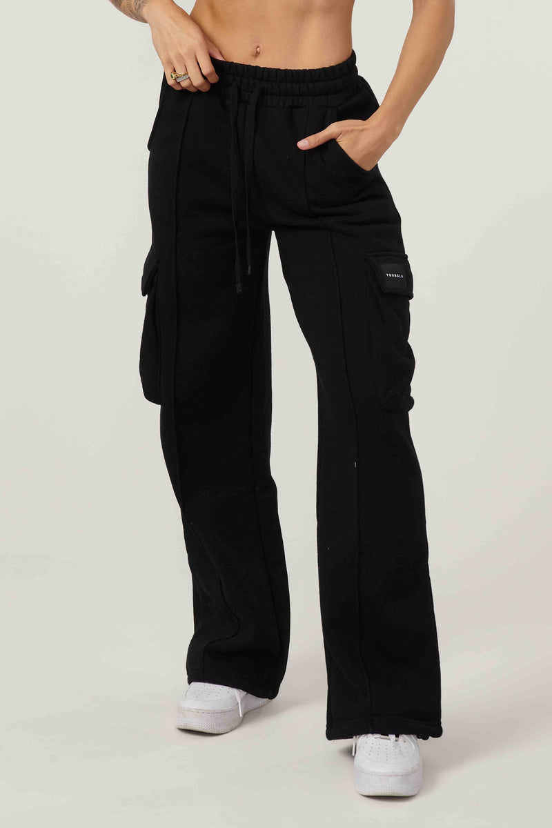 Pantalones deportivos cargo de polar