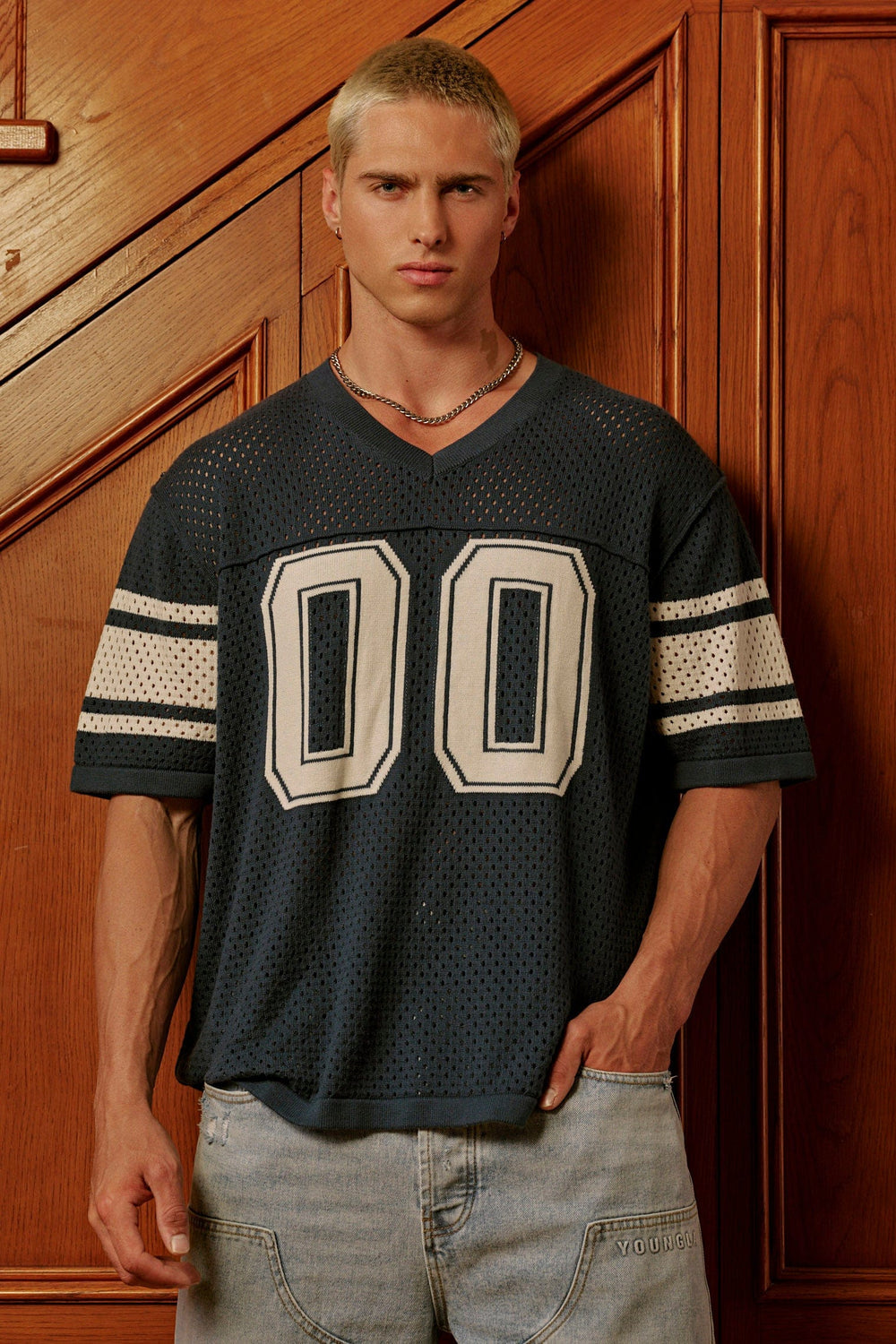 Jersey de punto universitario